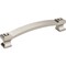 Jeffrey Alexander 128 mm Center-to-Center Satin Nickel Square Delmar Cabinet Pull 585-128SN - alternate 1